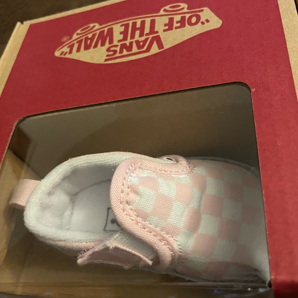 Vans baby crib shoes